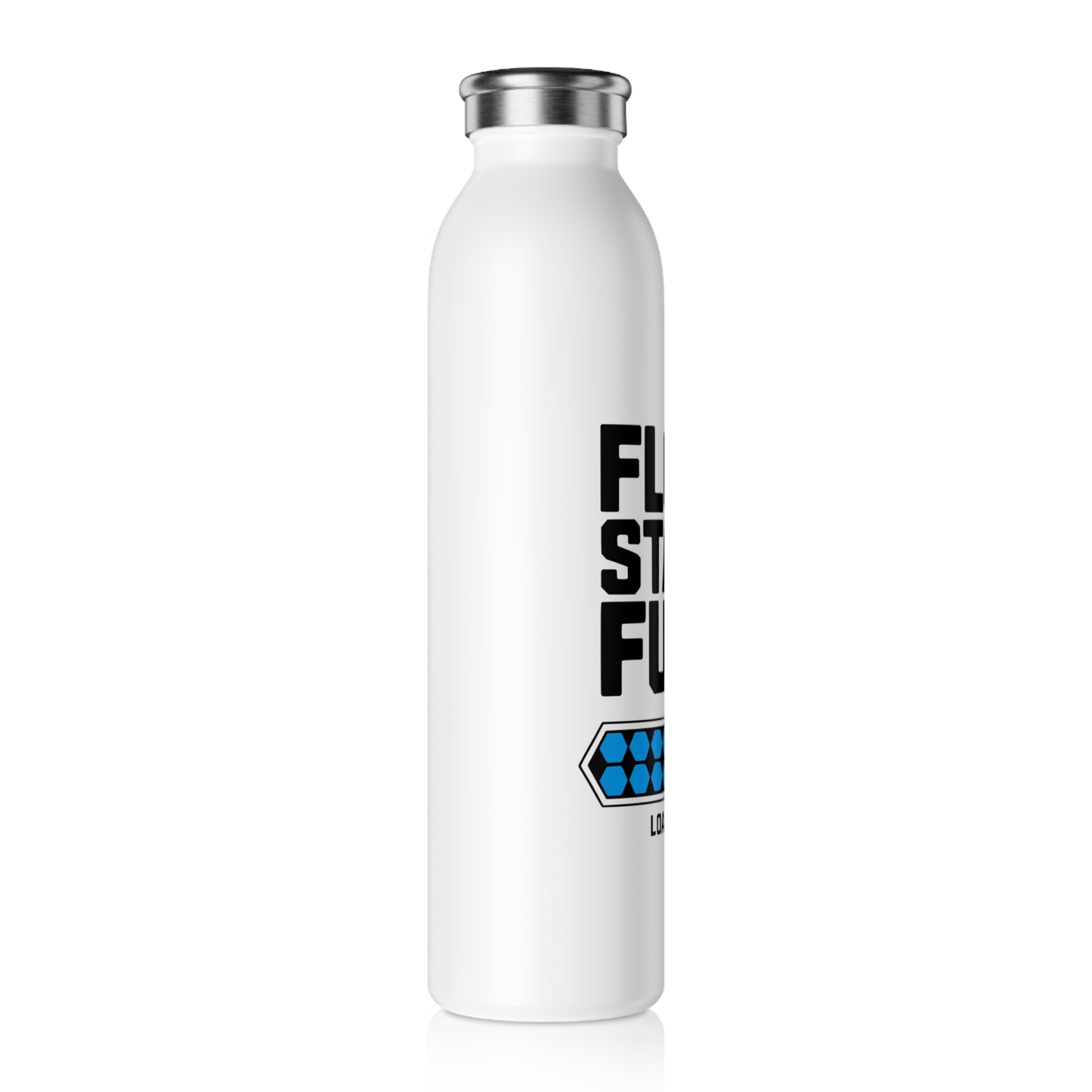 Stainless steel gym bottle with vacuum insulation