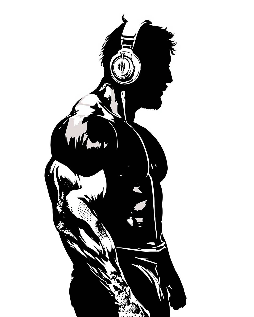 Powerful affirmations workout music collection featuring metal, hip hop, and EDM tracks